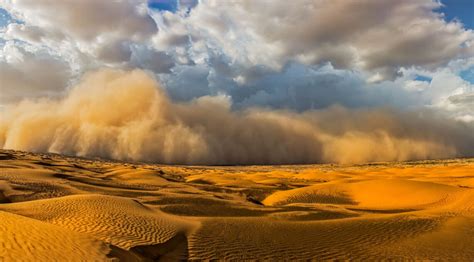 tempête de sable du sahara